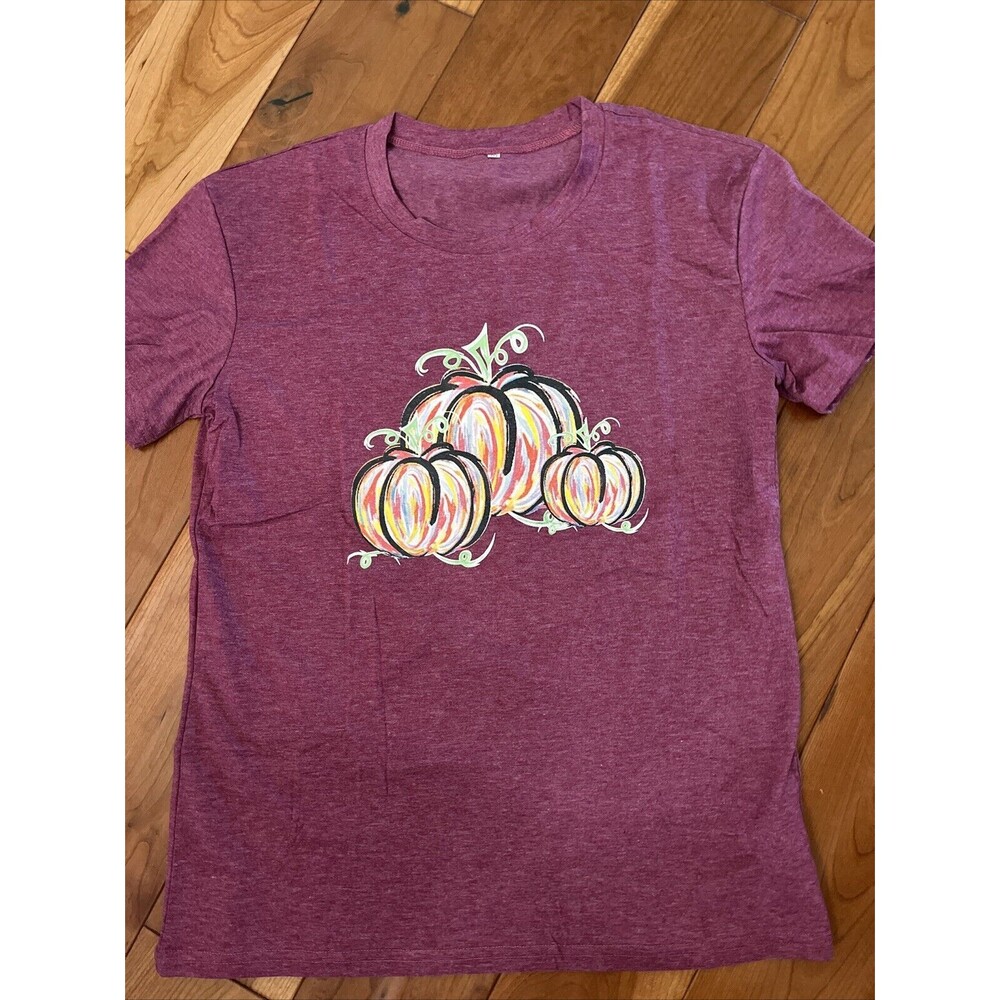 Fall T Shirt  Size Medium Halloween Pumpkins